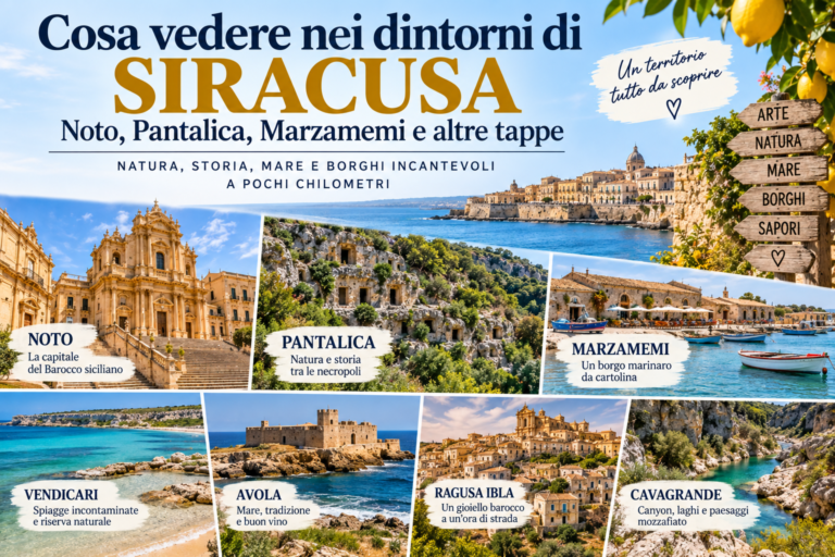 Cosa vedere nei dintorni di Siracusa: Noto, Pantalica, Marzamemi e altre tappe